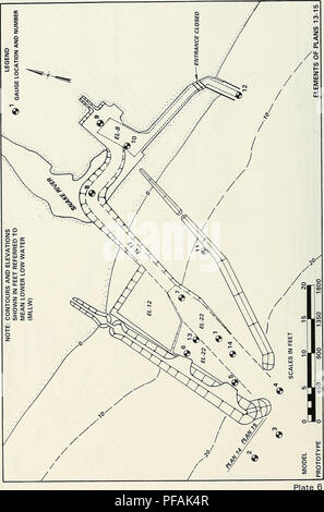 . Design for navigation improvements at Nome Harbor, Alaska : coastal model investigation. Harbors; Navigation; Hydraulic models. Plate. Please note that these images are extracted from scanned page images that may have been digitally enhanced for readability - coloration and appearance of these illustrations may not perfectly resemble the original work.. Bottin, Robert R; Acuff, Hugh F; United States. Army. Corps of Engineers. Alaska District; U. S. Army Engineer Waterways Experiment Station; Coastal and Hydraulics Laboratory (U. S. Army Engineer Waterways Experiment Station). Vicksburg, Miss Stock Photo