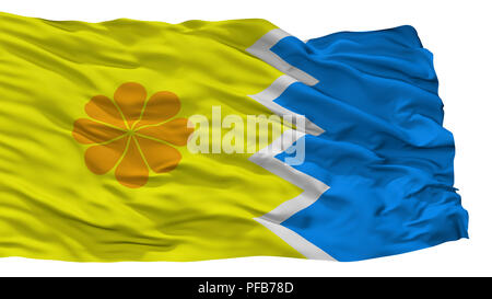 Vina Del Mar City Flag, Chile, Isolated On White Background Stock Photo