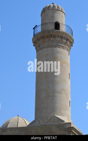 Mosque in Baku’s old town, Azerbaijan Stock Photo