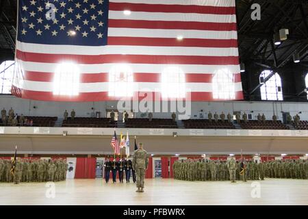 The Maryland Army National Guard hosted the change of command and change of responsibility ceremony at the historic 5th Regiment Armory in Baltimore, Maryland on June 2, 2018. Col. Janeen L. Birckhead assumed command of the Maryland Army National Guard from Brig. Gen. Timothy E. Gowen. Command Sgt. Maj. James M. Nugent assumed responsibility as the senior enlisted leader of the Maryland Army National Guard from Command Sgt. Maj. Kimberly A. Mendez.     Maj. Gen. Linda L. Singh, 29th Adjutant General of the Maryland National Guard, presided over the ceremony. In attendance were units from Joint Stock Photo