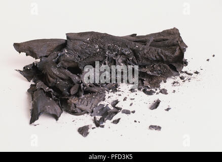 Burnt paper. Stock Photo