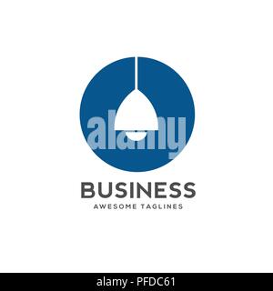 best Lamp logo sign symbol. creative Lamp vector logo. Modern vector pictogram for web graphics - stock vector Stock Vector