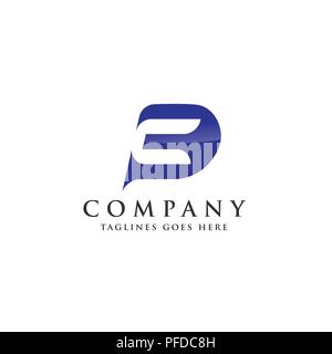 PC letter logo design vector illustration template,P letter logo vector, letter P and C logo vector, creative Letter PC letter logo Stock Vector