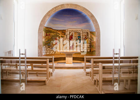 Daughter of Jarius Chapel, Magdala, Israel Stock Photo