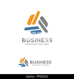 Abstract P letter vector technology logo, Power p vector, p letter logo,ppp logo, triple p logo, pd letter technology logo vector Stock Vector
