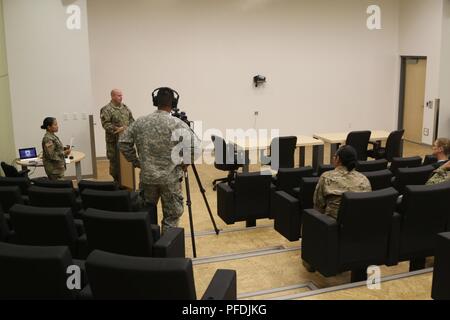 U.S. Army Sgt. Maj. Melodie Hunt, Battalion Sergeant Major for the 2 ...