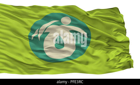 Osaki City Flag, Japan, Miyagi Prefecture, Closeup View Stock Photo - Alamy