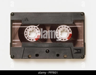 Cassette tape, front view Stock Photo - Alamy