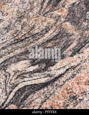 Black, white and red-brown marble pattern Stock Photo