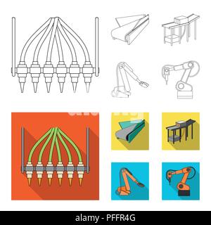 A vector illustration of Semi automatic Concrete Mixer Machine ...