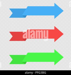 Paper arrows Stock Vector
