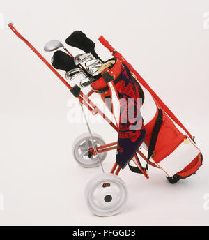 A golf caddie Stock Photo