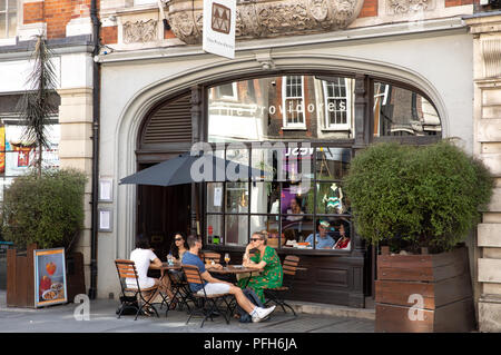 The Providores and Tapa Room restaurant, Marylebone High Street, London Stock Photo