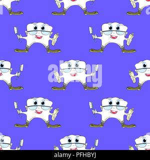 Doodle Medical Seamless Pattern Stock Vector