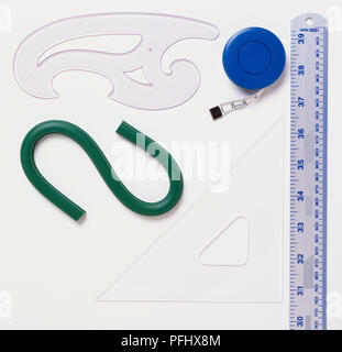 French curve ruler set hi-res stock photography and images - Alamy