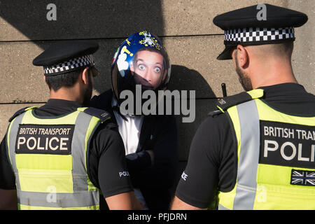 A motorist is pulled over by officers from the Violent Crime Task Force ...