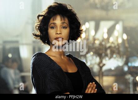 Original Film Title: THE BODYGUARD.  English Title: THE BODYGUARD.  Film Director: MICK JACKSON.  Year: 1992.  Stars: WHITNEY HOUSTON. Credit: WARNER BROS/TIG PRODUCTIONS/KASDAN PICTURES / Album Stock Photo