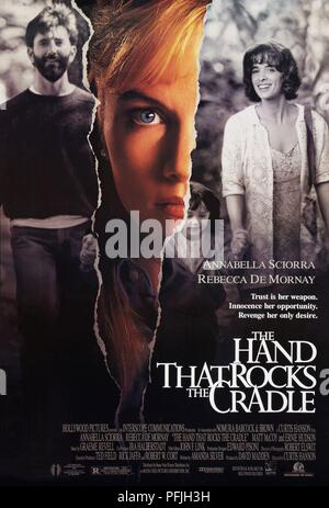 Original Film Title: THE HAND THAT ROCKS THE CRADLE.  English Title: THE HAND THAT ROCKS THE CRADLE.  Film Director: CURTIS HANSON.  Year: 1992. Credit: BUENA VISTA / Album Stock Photo