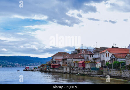 Combarro, small and beautiful fishing village of Galicia, Spain Stock Photo