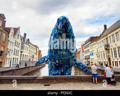 Skyscraper (the Bruges Whale) by Studio KCA (USA) is a giant sculpture ...