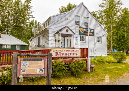 Historic old village of Talkeetna Alaska Stock Photo