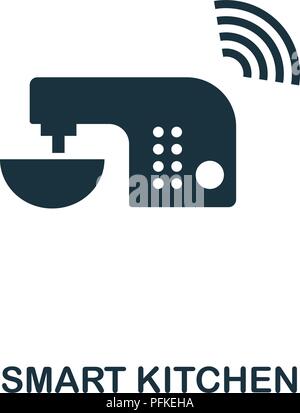 Smart Kitchen creative icon. Simple element illustration. Smart Kitchen concept symbol design from smart devices collection. Can be used for mobile an Stock Vector