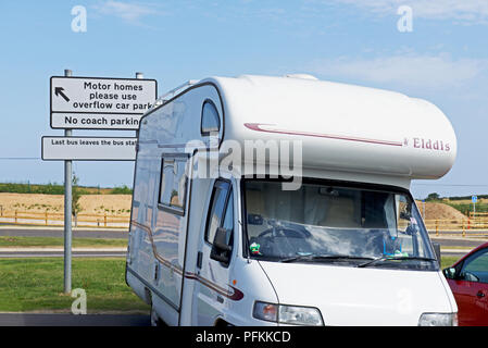 Park & ride facility, Whitby, North Yorkshire, England UK Stock Photo