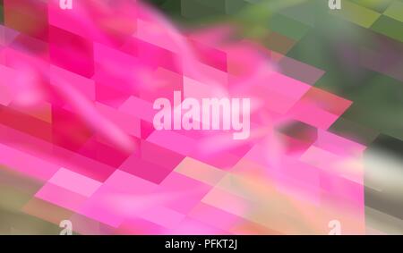 Abstract mosaic of geometric shapes in gray-pink tones Stock Vector