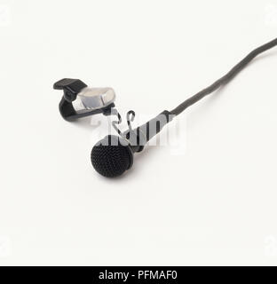 Clip-on microphone Stock Photo
