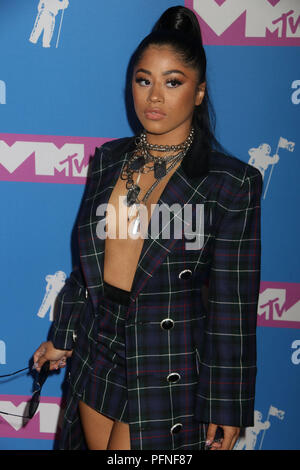 Hennessy Carolina attends the 2018 MTV Video Music Awards at Radio City