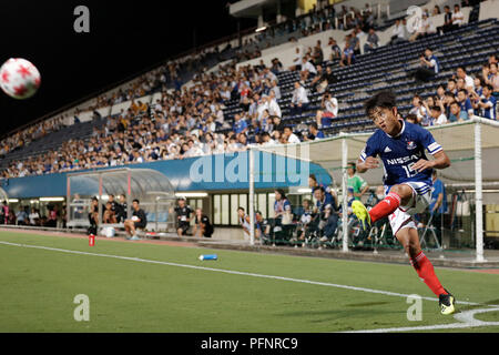 Kanagawa, Japan. 22nd Aug, 2018. Takefusa Kubo (F Marinos
