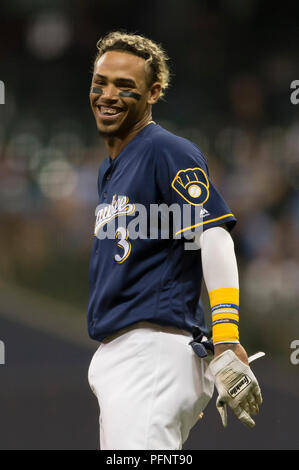 Orlando Arcia, MIL // July 29, 2018 at SF  Brewers baseball, Brewers,  Milwaukee brewers