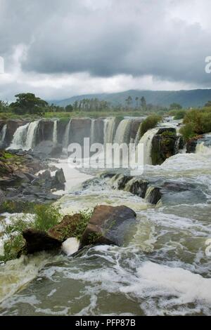 Kenya, near Thika, Fourteen Falls, waterfalls Stock Photo