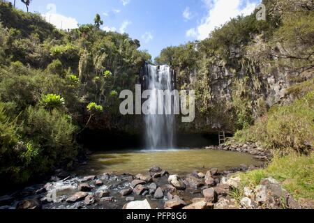 Kenya, Aberdare National Park, Magura waterfalls Stock Photo