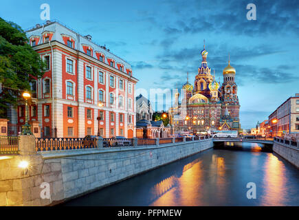 St. Petersburg - Church of the Saviour on Spilled Blood, Russia Stock Photo