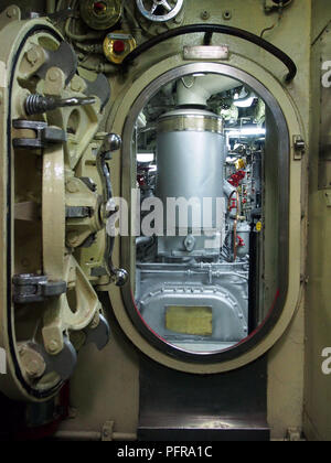 General Motors 278A diesel engines of the BAP Abtao (SS-42) submarine ...