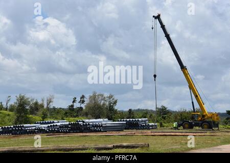 Items for the Puerto Rico grid restoration mission are brought to 