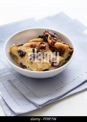 Bread and butter pudding Stock Photo