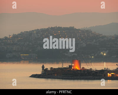 Yalıkavak marina early mornıng  light Bodrum Turkey Stock Photo