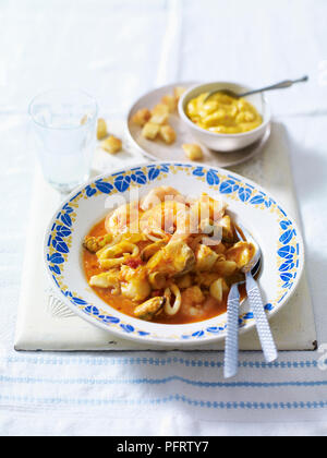 Bouillabaisse with rouille sauce Stock Photo