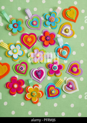 Felt decorations Stock Photo