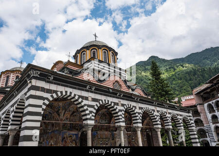 Das Rila-Kloster in West-Bulgarien Stock Photo