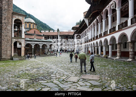 Das Rila-Kloster in West-Bulgarien Stock Photo