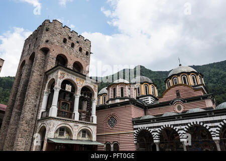 Das Rila-Kloster in West-Bulgarien Stock Photo