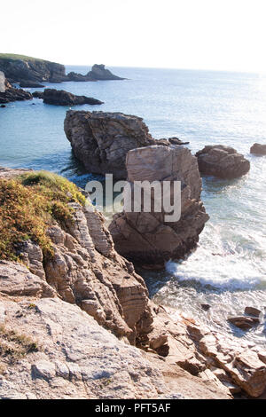 Cliffs on the Quiberon Peninsula France, France Stock Photo - Alamy