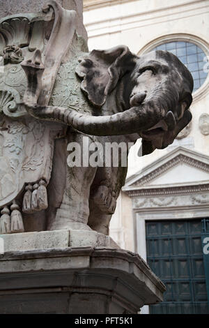 Elephant and Obelisk is a statue in Rome of an elephant carrying an ...