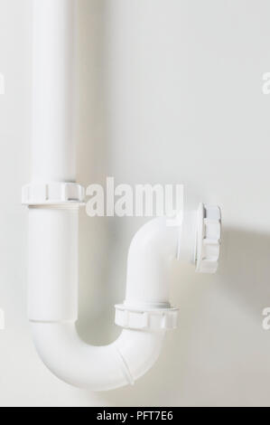 Universal telescopic trap seen in profile. close-up Stock Photo