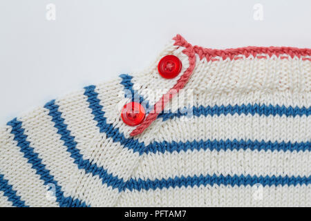 red white striped jumper