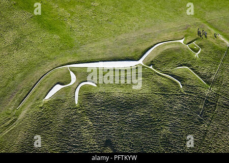 Uffington White Horse Stock Photo