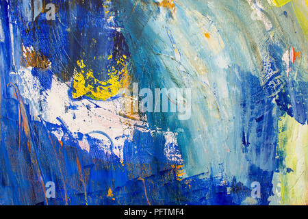 Detail of the Painting as a Background. Stock Photo